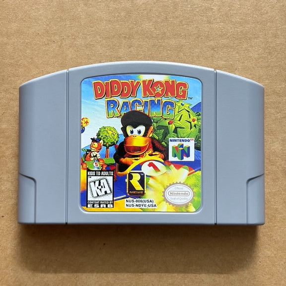 N64 Game USA Version of DIDDY KONG RACING,for N 64 Console