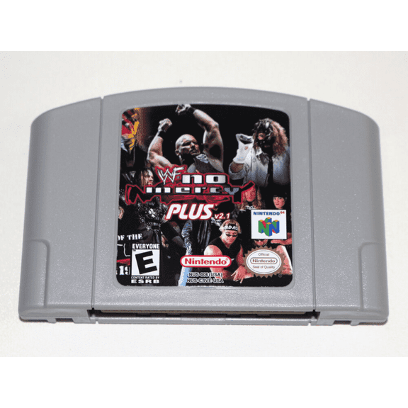 N64 Game WWF No Mercy Plus English game NTSC US Version