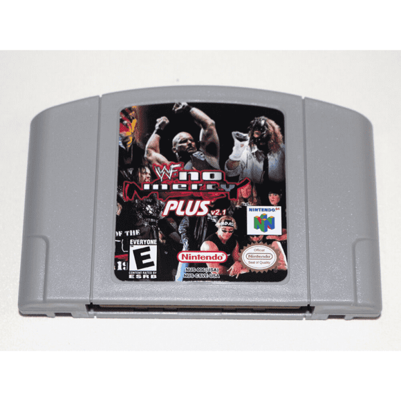 N64 Game WWF No Mercy Plus English game