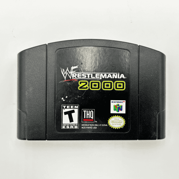 N64 Game WWF WrestleMania 2000(US Version)