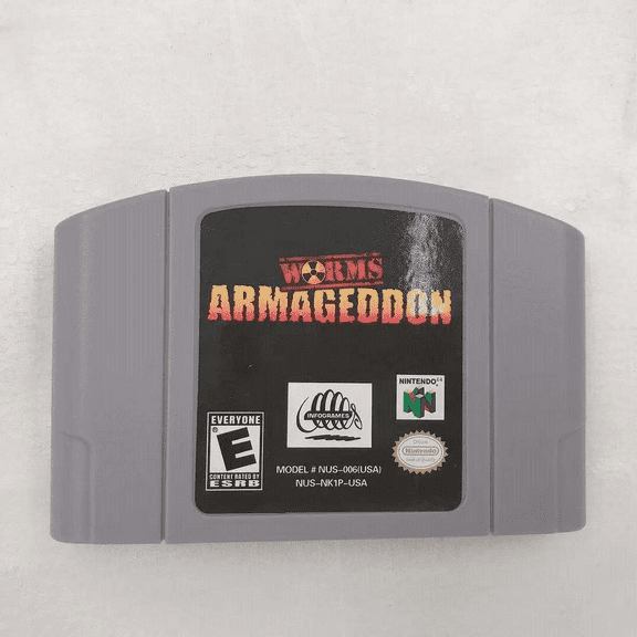 N64 Game Worms Armageddon Games Cartridge Card for 64 N64 Console US Version