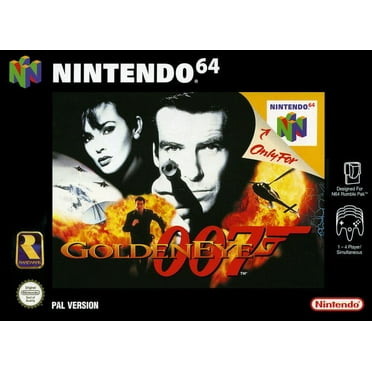 N64 Games US Version Game Cartridge: GoldenEye 007