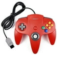 thumbnail image 1 of N64 Gaming Classic Controller, iNNEXT Retro N64 Wired Gaming Gamepad Controller Joystick for N64 System Home Video Game Console（Red), 1 of 7