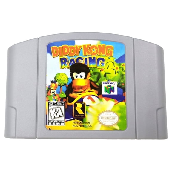 N64 KONG RACING Game Cartridge, US Version for N64 Console,NEW