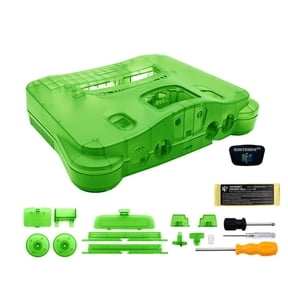 N64 Shell Cover Replacement for Nintendo 64 Console Housing Case Jungle Green