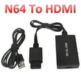 N64 To HDMI Adapter Converter w/ HD Cable for Nintendo Gamecube Super NES SNES