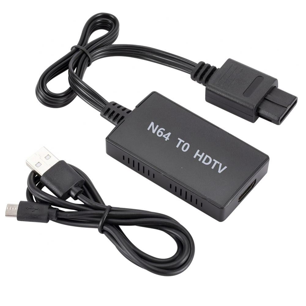Afdeling fokus fire N64 To HDMI Converter, Nintendo 64 To HDMI Adapter, Original SNES To HDMI  Converter, N64 to HDMI Cable Plug and Play - Walmart.com
