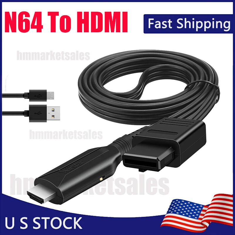 N64 To Hdmi Hd 1080P Cable Converter Adapter For Nintendo N64 / Gamecube / Snes