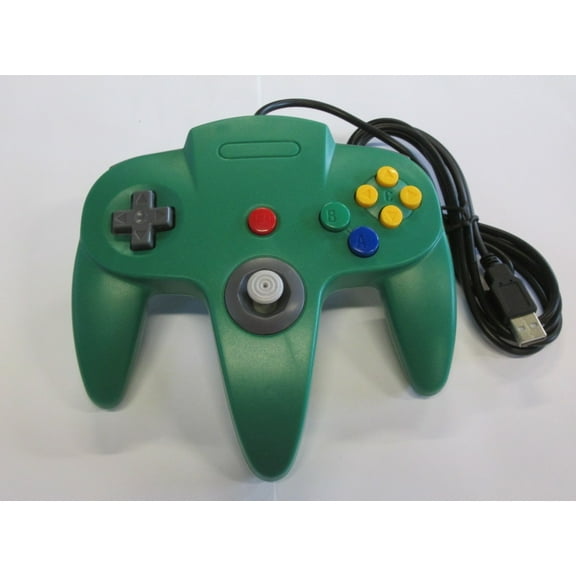 N64 USB Controller Green For Window, Mac, and Linux by Mars Devices