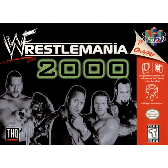 N64 WWF WrestleMania for N64 game(US Version)