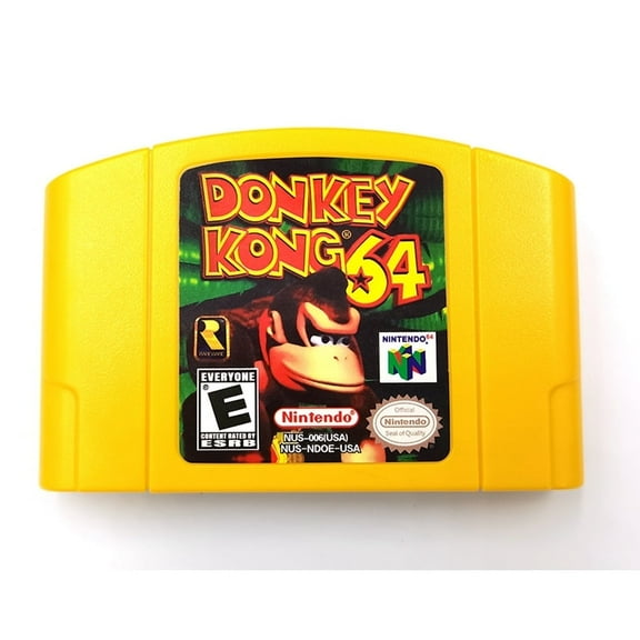 N64 Yellow shell DONKEY KONG for N64 game(US Version)