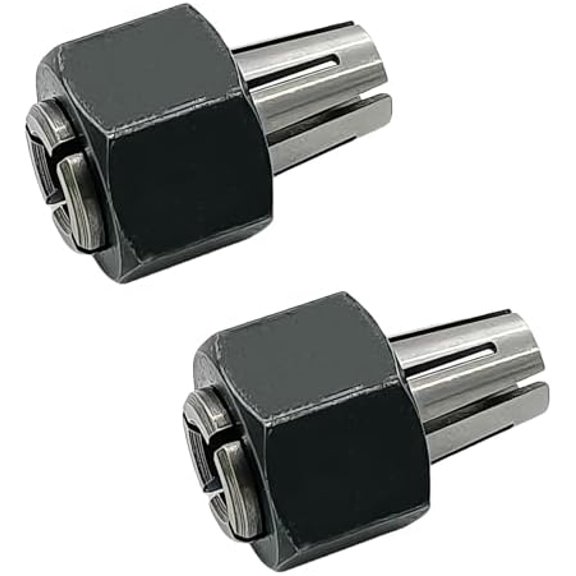N693118 A24215SV 1/4in 6.35mm Router Collet Chuck with Nut Assembly Replaces for Dewalt DCW600B DCW600B-CA DWP611 DWP611PK Porter Cable 450 450PK 4512 Router Power Tools2pcs$$
