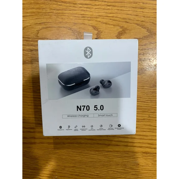 N70 Bluetooth 5.0 Wireless Bluetooth Black In-Ear Headphone R Buds
