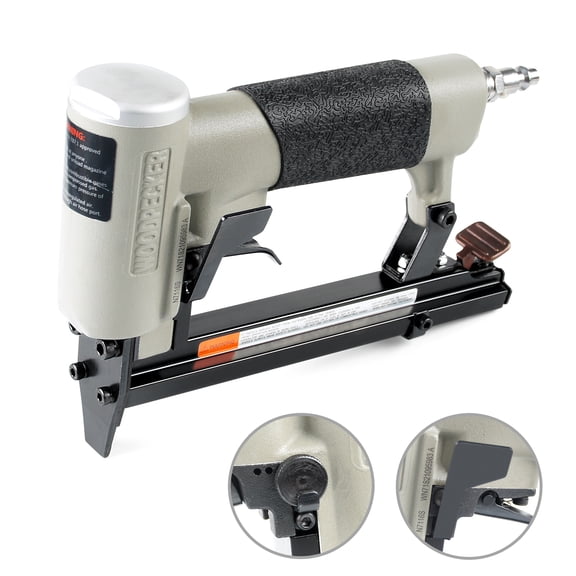 N7116S Pneumatic Continuous Firing Upholstery Stapler, 22 GA 3/8'' Crown 3/16'' to 5/8'' Staples
