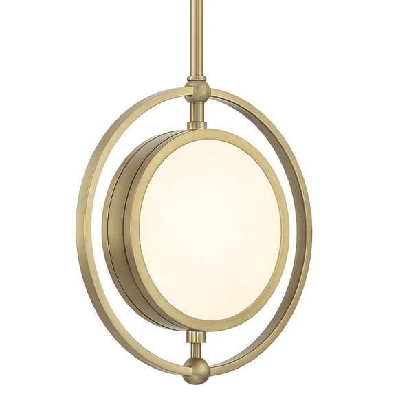 Metropolitan N7671-695-L Spectr 10" Wide Led Pendant - Brass