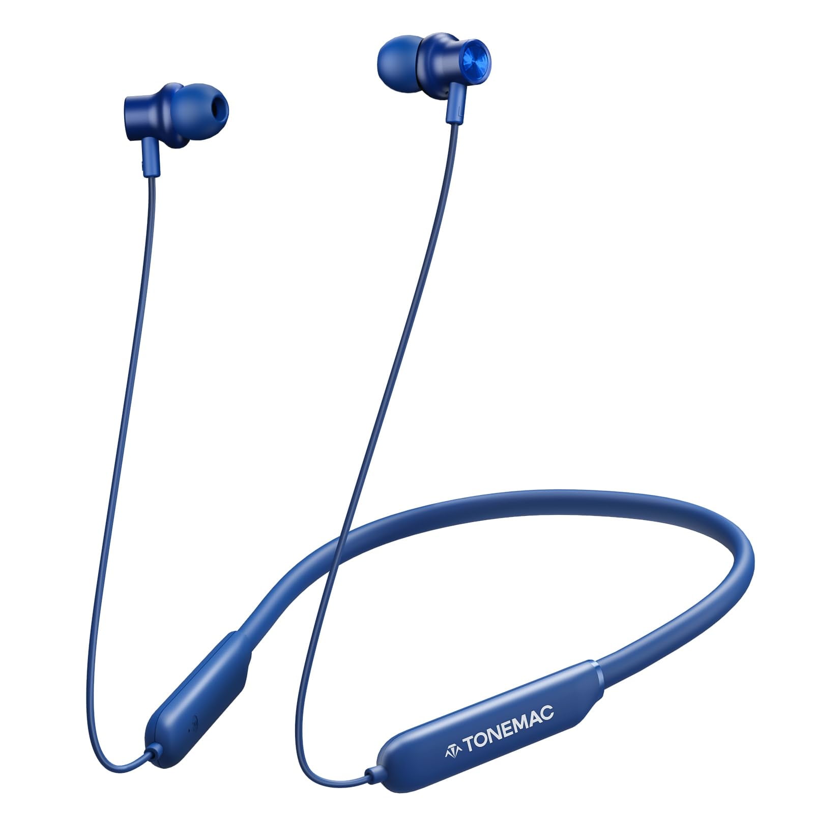 N8 Upgraded Wireless Earbuds, IPX6 Sweatproof, Magnetic Neckband Headphones, 40Hrs Playtime, Deep Bass Earphones Bluetooth 5.3 Headset