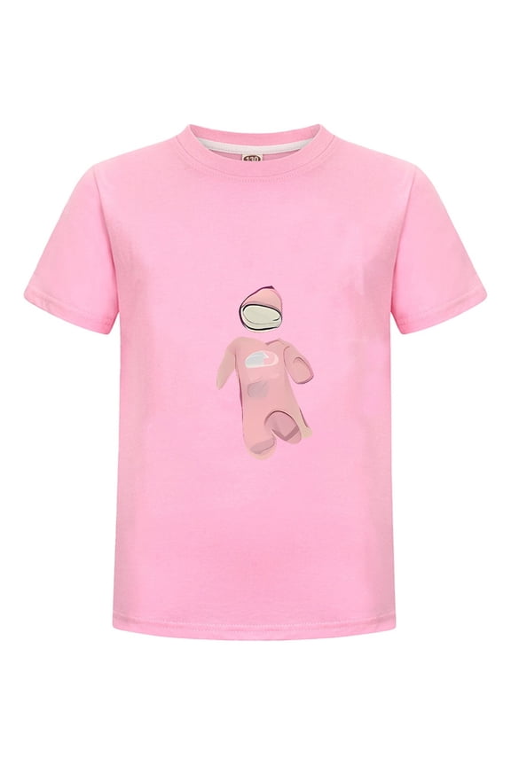 N82570 NTONGSHANBB Custom Kids cartoon T-shirt pink140