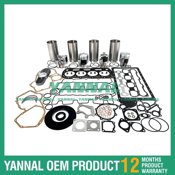 N844 Cylinder Liner Kit With Gasket Set Bearing For Shibaura Engine Parts