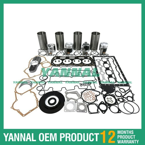 N844L-T Cylinder Liner Kit With Gasket Set Bearing For Shibaura Engine Parts