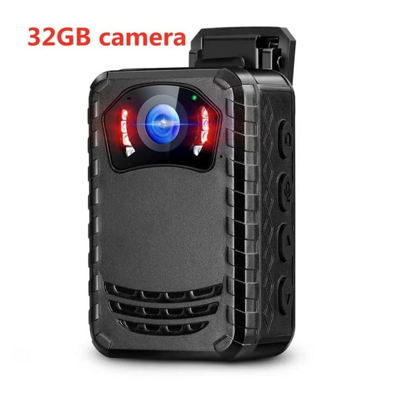 N9 1296P HD 128GB Body Worn Camera Portable Multi-Functional IR Night Body Mounted Camera Vision DVR Video Police Camera