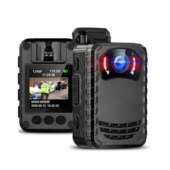 N9 Mini Body Camera Full HD 1296P Body Mounted Camera Small Portable Night Vision Police Body Cam 8GB-512GB Mini Cam