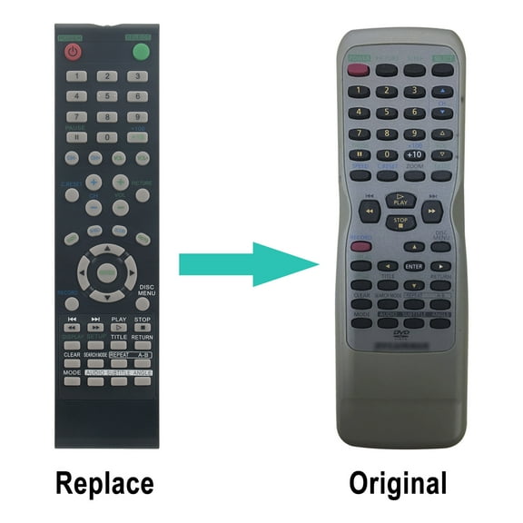 N9278UD Replacement Remote Control, Fit for Magnavox Emerson Funai Sylvania DVD Video TV VCR NE121UD NE233UD CETD204 EWC1302 EWC19T2 EWC19T3 EWC19T4 EWC19T5 EWC27T3 EWC0902 EWC0903 EC313D EWC1303