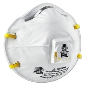 N95 Particulate Respirator, Half Facepiece, Two Fixed Straps, Non-Oil Particles, White | 1 Box of 10 Each