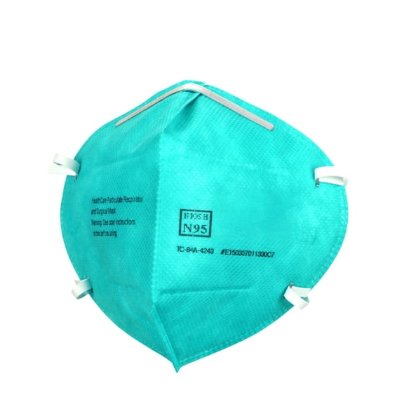 N95 Particulate Respirator Mask Head Mounted Protective Mask For Outdoor Indoor Daily Use(Green-10Cm)
