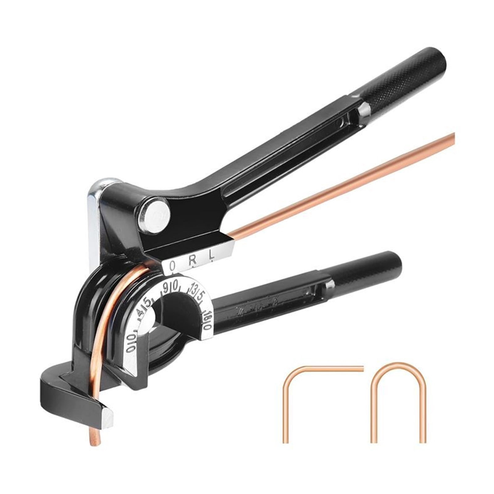 N96R 3-in-1 Tube Bender 1/4" 5/16" 3/8", 180 Manual Pipe Tool for Copper & Steel