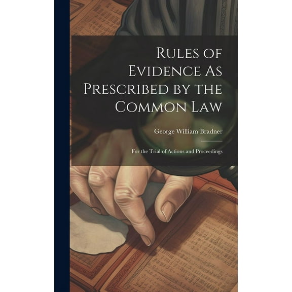 Rules of Evidence As Prescribed by the Common Law: For the Trial of Actions and Proceedings (Hardcover)