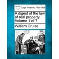 thumbnail image 1 of A Digest of the Law of Real Property. Volume 1 of 7 (Paperback), 1 of 1