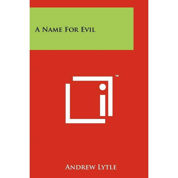 A Name For Evil (Paperback)