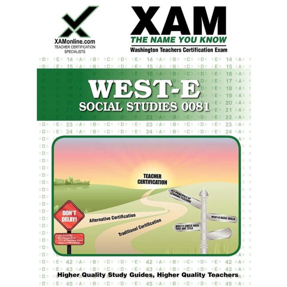 Xam West-E/Praxis II: West-E Social Studies 0081 Teacher Certification Test Prep Study Guide (Paperback)