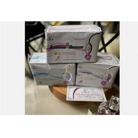 NA Sanitary pad1 AiRiZ Active Oxygen and Negative Ion Sanitary Napkins