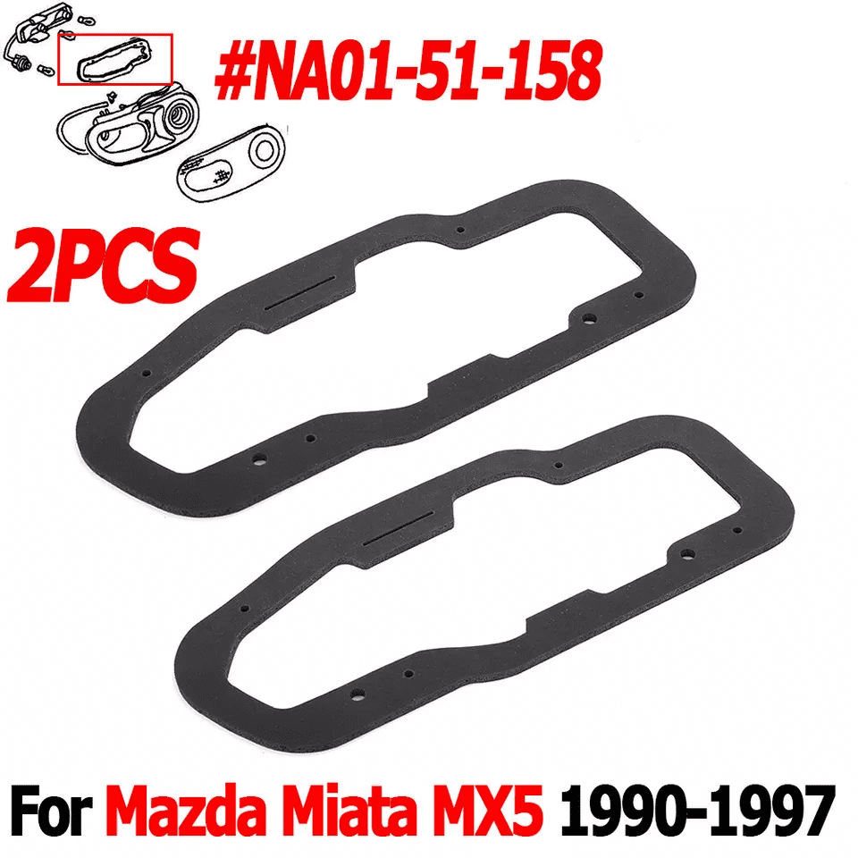 Genuine Mazda Miata Tail Light Gaskets – Pair For NA (1990-1997) – OEM NA01-51-158 - View #2