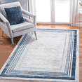 thumbnail image 1 of NAAR MARFI Collection 6X9 Blue / Ivory / Bordered Area Rug, 1 of 6
