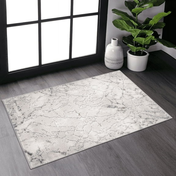 NAAR MARFI Collection 6X9 Multi / Contemporary Area Rug