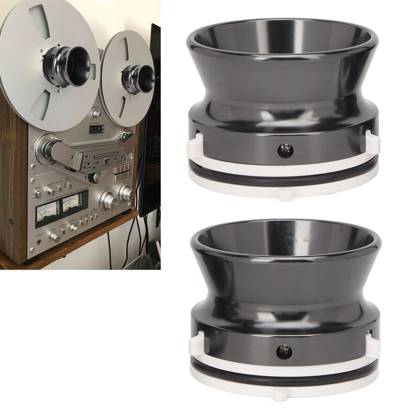 NAB Reel Hub Adaptor, 2Pcs Aluminium Alloy Reel To Reel Tape NAB