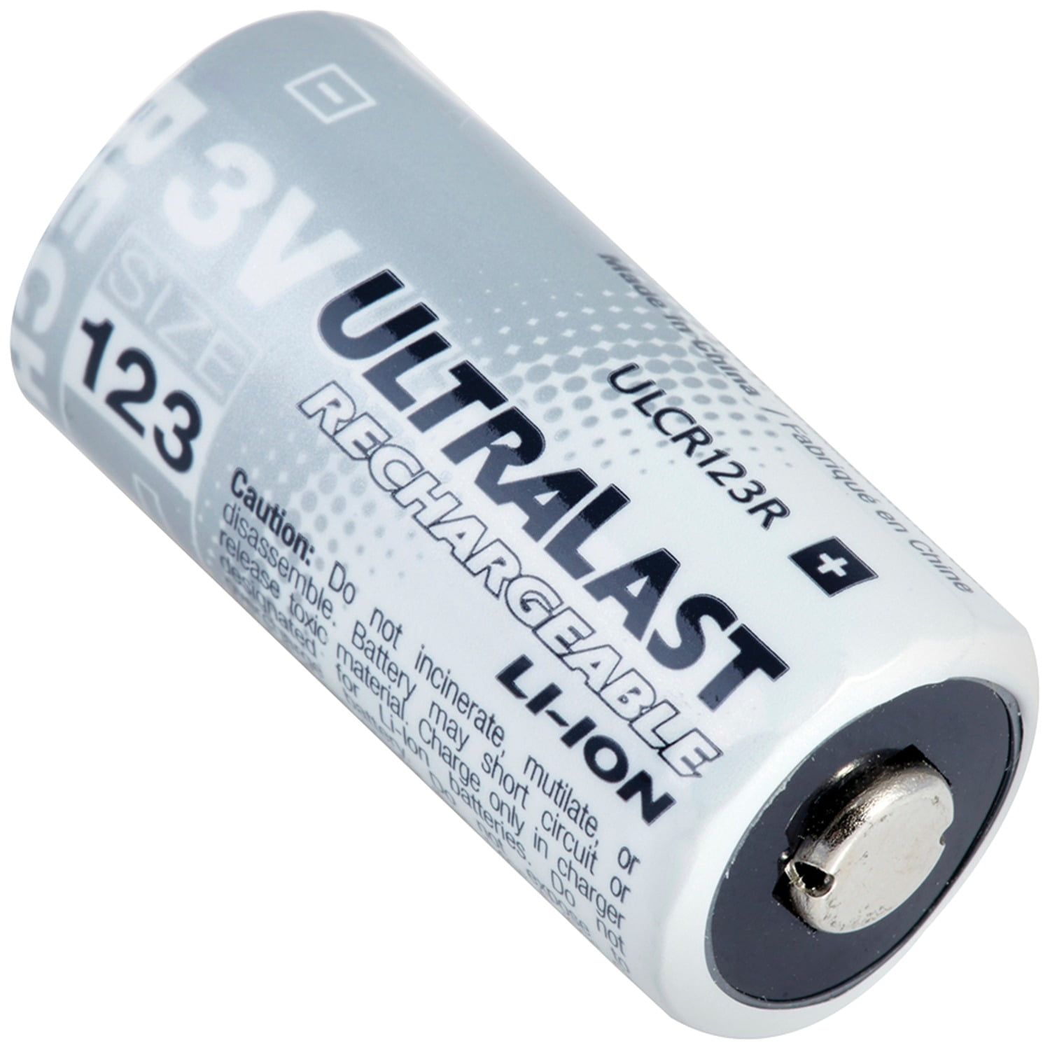NABC UltraLast Lithium Ion CR123 Photo Camera Battery - Lithium Ion (Li-Ion) - 3V DC