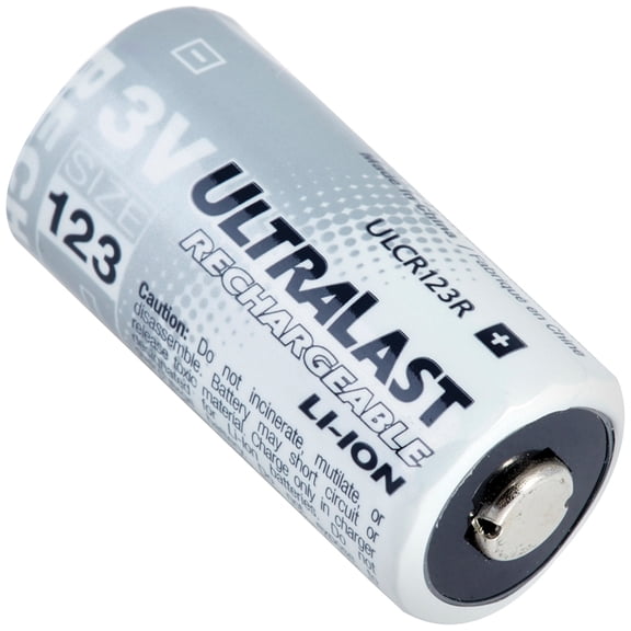 NABC UltraLast Lithium Ion CR123 Photo Camera Battery - Lithium Ion (Li-Ion) - 3V DC