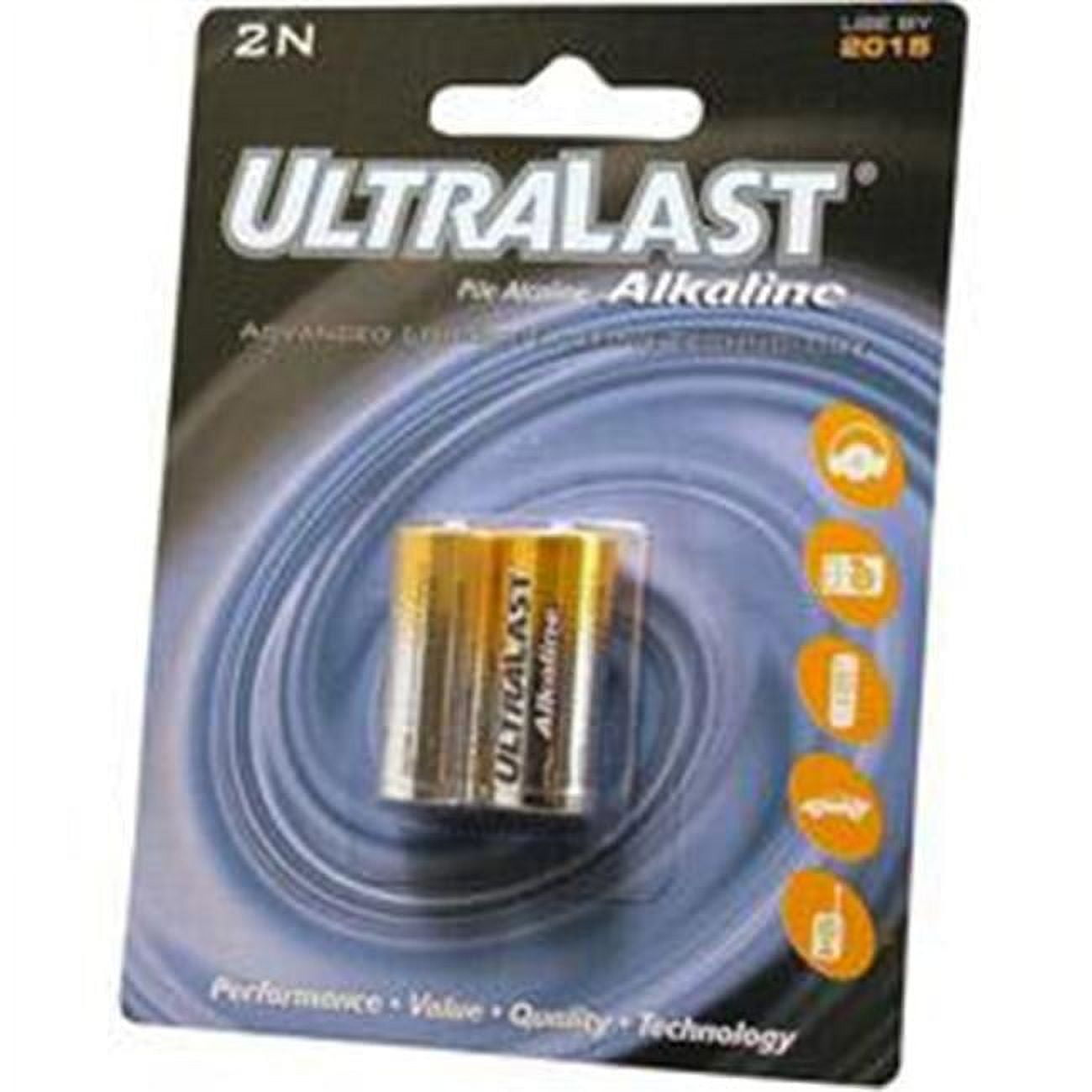 NABC UltraLast ULA2N Alkaline Batteries - Alkaline - 1.5V DC