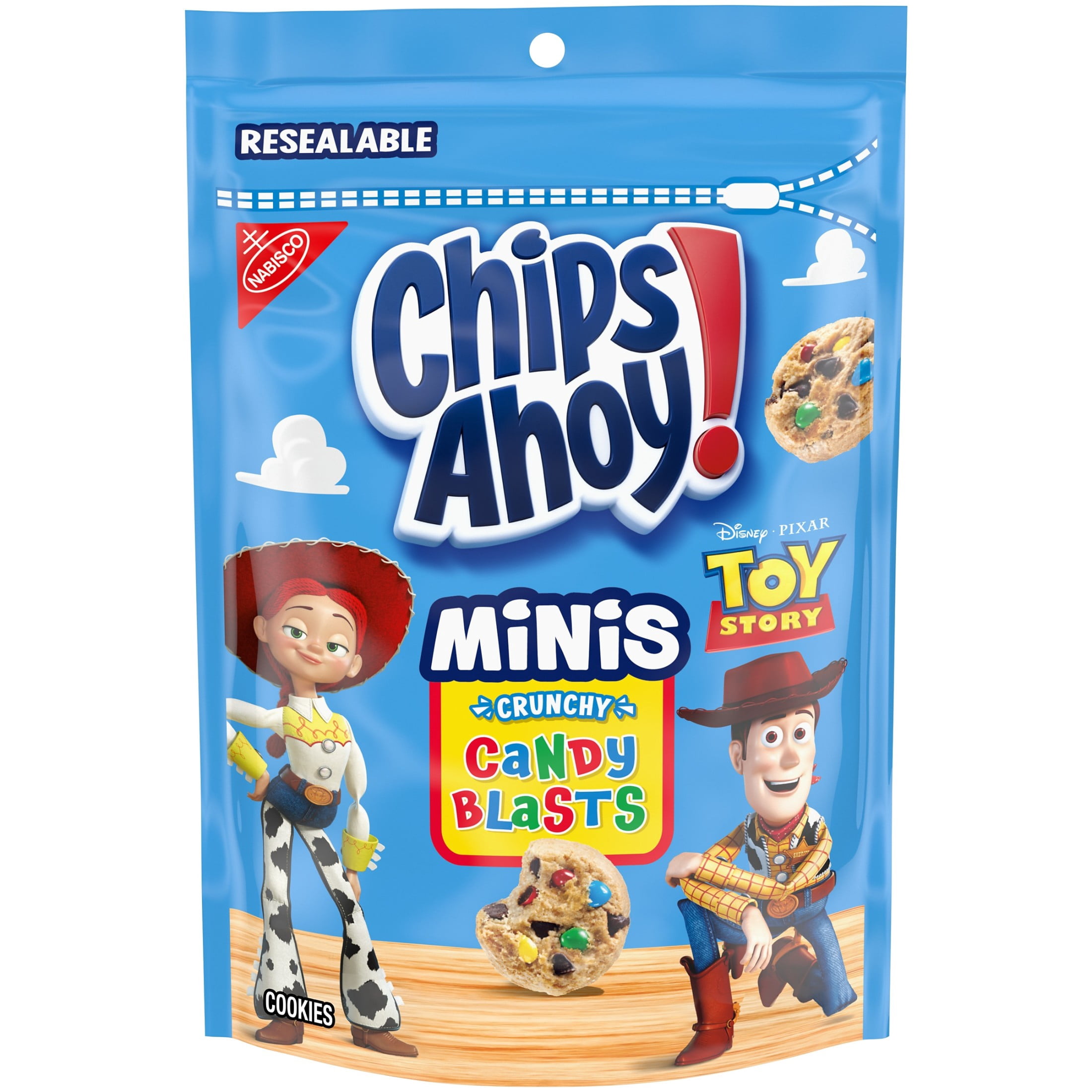 CHIPS AHOY! Minis Candy Blasts Fudgy Chocolate Chip Cookies, 7 oz