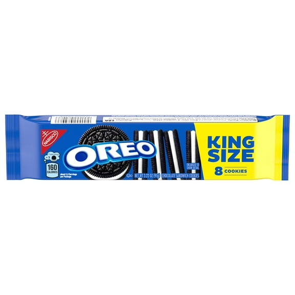 NABISCO OREO ORIGINAL KING SIZE COOKIES 3.22 OZ
