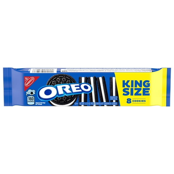NABISCO OREO ORIGINAL KING SIZE COOKIES 3.22 OZ