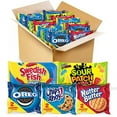 thumbnail image 1 of OREO, CHIPS AHOY!, Nutter Butter, SOUR PATCH KIDS & SWEDISH FISH Cookies & Candy Variety Pack, 40 Snack Packs, 1 of 3