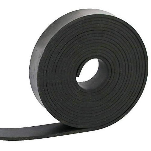 NABOWAN Solid Rubber Sheets,Strips,Rolls 1/8" (.125") Thick x 1" Wide x 118" Long Neoprene Rubber Mat