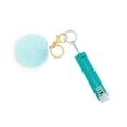 thumbnail image 1 of NABulous™ Long Nail Card Grabber - Turquoise Teal 'Everyday I'm Hustlin' - Credit Card Puller Keychain with Pom Pom - ATM Debit Card Clip - Sanitary Tool (Turquoise), 1 of 4