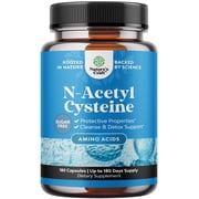 NAC Supplement N-Acetyl Cysteine 600mg per Serving - Vegan High Absorption Non-Smelly NAC Capsules Glutathione for Liver Support plus Lung Health and Immunity Support 3 Months