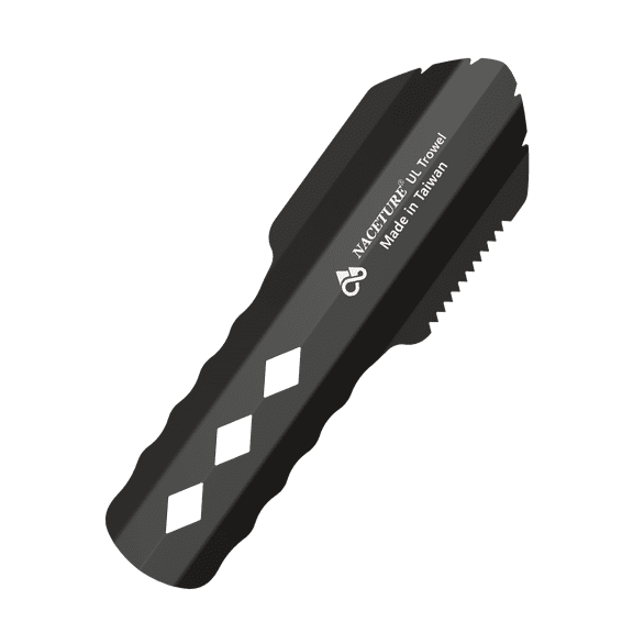 NACETURE Ultralight Aluminum Backpacking Trowel Black 1 Pcs