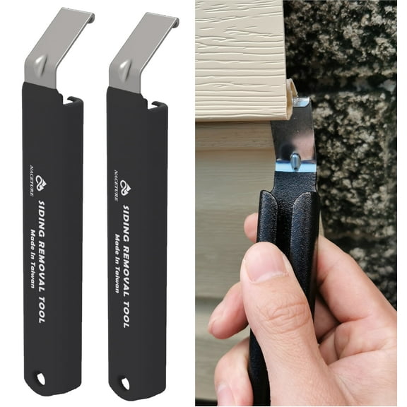 NACETURE Vinyl Siding Tools 2 Pcs –7 In Heavy Duty Vinyl Siding Repair with Durable Steel, Vinyl Siding Removal Tool for House Siding Installation, Avoid Damaging Vinyl Siding